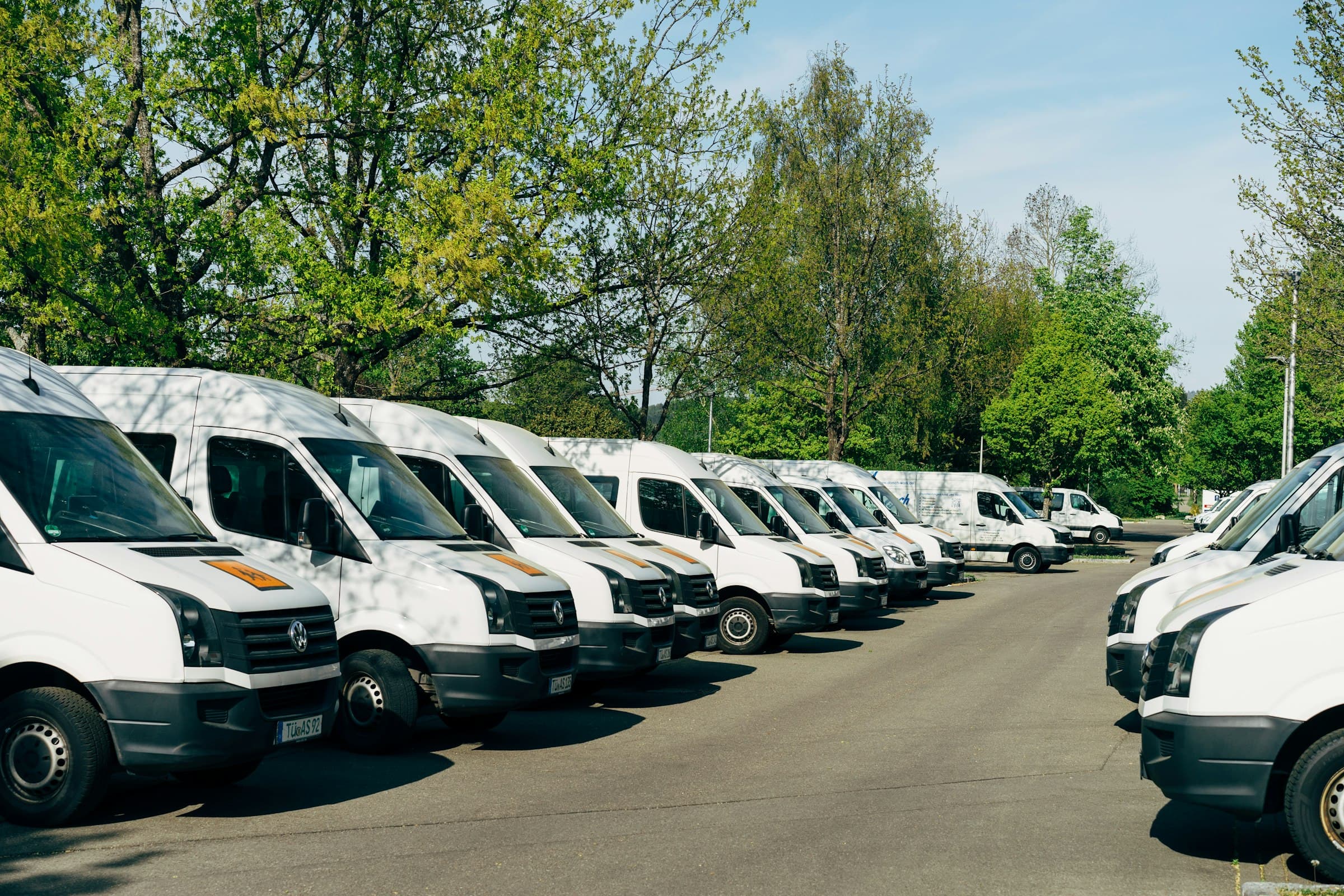 Transporter für Produktionsfahrten